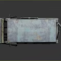 minibus minivan driverless bus school bus van box car 3d model