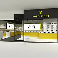 Modern Shoe Store Shoe Store 3d model