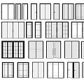 Various Window And Door Design Styles For Modern Architectural Projects 3d model