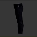 Dark Slim Fit Denim Jeans With High Waist Design For Casual Fashion
