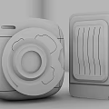 Two Modern White Washing Machines With Transparent Doors And Sleek Home Appliance Design