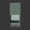 Light Green Vintage Small Pickup Truck 3D Model With Classic Design