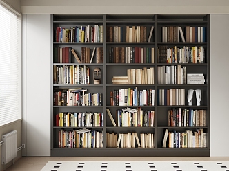 Longhi Bookcase 3d model