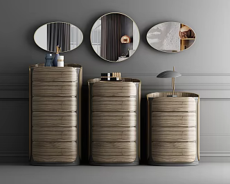 Modern Bentley Bucket Cabinet 3d model