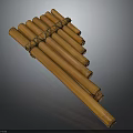 Traditional Bamboo Raft Eco Friendly Water Transportation Vehicle For Rivers