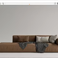 Modern Multiplayer Sofa 3d model