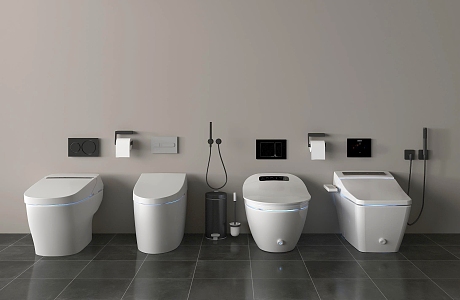 Modern Toilet Smart Toilet 3d model