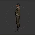 Man Wearing Brown Coat Scarf Brown Pants And Boots 3D Character