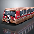 Hyundai Bus Old Bus Bad Bus Large Bus CMB Medium Van 3d model