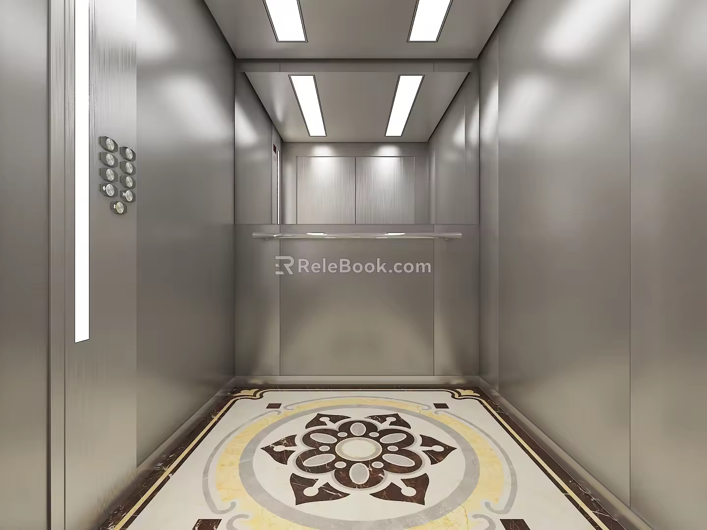 Modern Elevator Water Knife Elevator 3d model