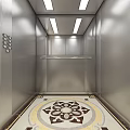 Modern Elevator Water Knife Elevator 3d model