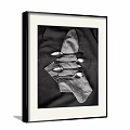 Silver Spoons Placed On Textured Cloth In Monochrome Setting 3d model
