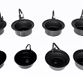 Modern Black Kitchen Sinks with Faucet Attachments in Multiple Designs for Home Use