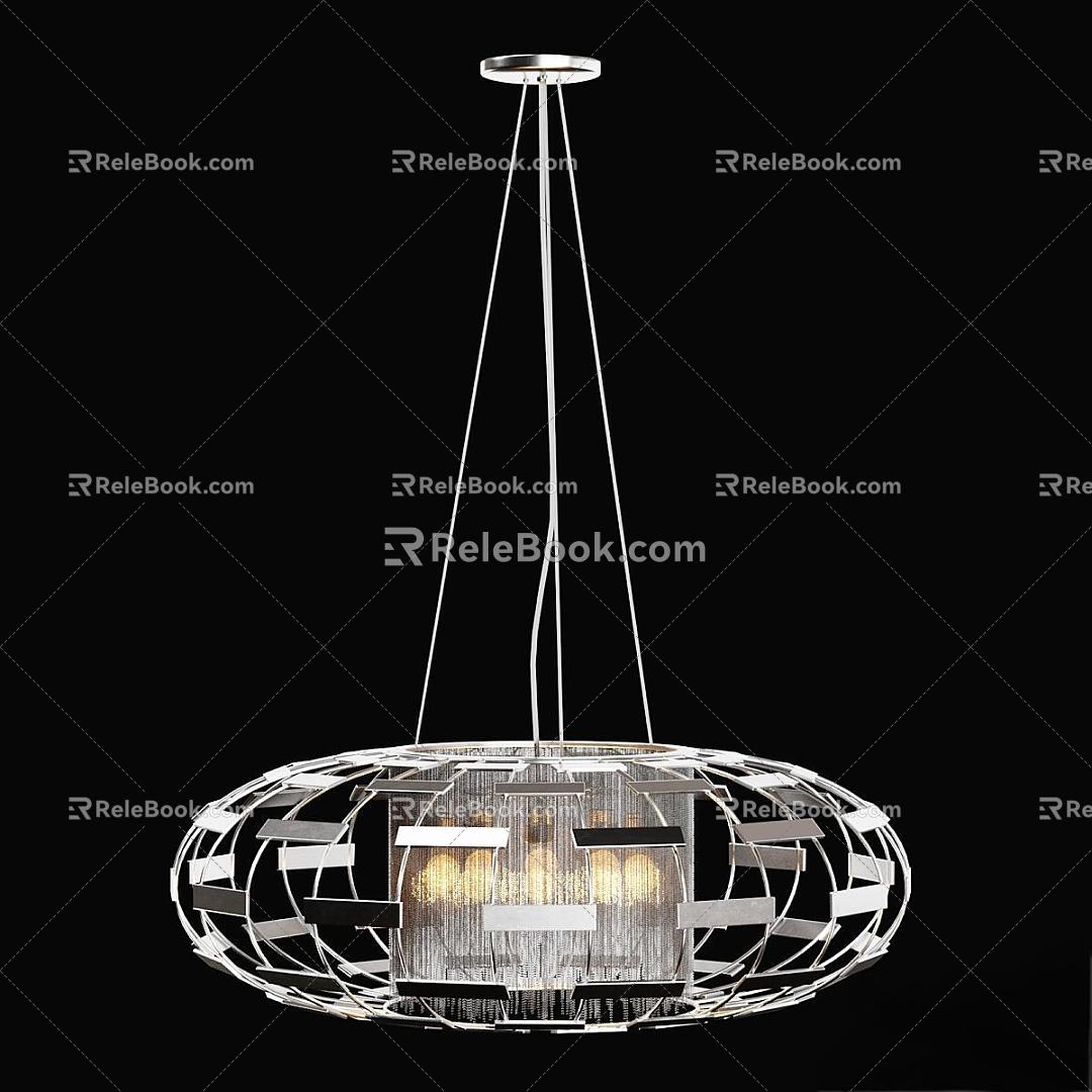 Modern Italian Light Luxury Crystal Chandelier Metal Chandelier Glass Chandelier 3d model