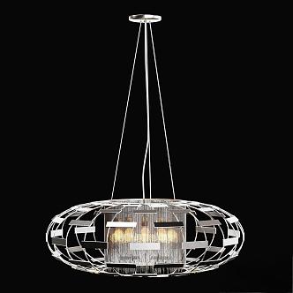 Modern Italian Light Luxury Crystal Chandelier Metal Chandelier Glass Chandelier 3d model