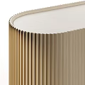 Modern Stylish Entryway And Side Cabinets With Pleated Design Black Legs Set