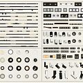 Various Designs of Downlights and Spotlights with Different Styles and Color Options for Home Lighting