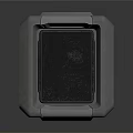 Gray Square Industrial Equipment With Robust Enclosure Ventilation Holes And Durable Design