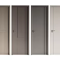 Modern Flush Doors with Sleek Design and Various Colors for Interior Spaces