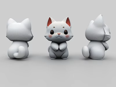 Cat Doll Doll Cat Inflatable Cat Cute Ornaments 3d model Cat Doll Doll Cat Inflatable Cat Cute Ornaments 3d model