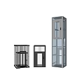 Modern Elevator Escalator Sightseeing Elevator Steel Frame Elevator Car Villa Elevator Shopping Mall Elevator 3d model