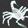 Machine Scorpion Armed Detection Machine Land Drone 3d model