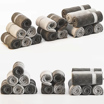 modern towel bath towel 3d model modern towel bath towel 3d model