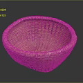 Handwoven Natural Wicker Basket Ideal For Household Storage And Decor