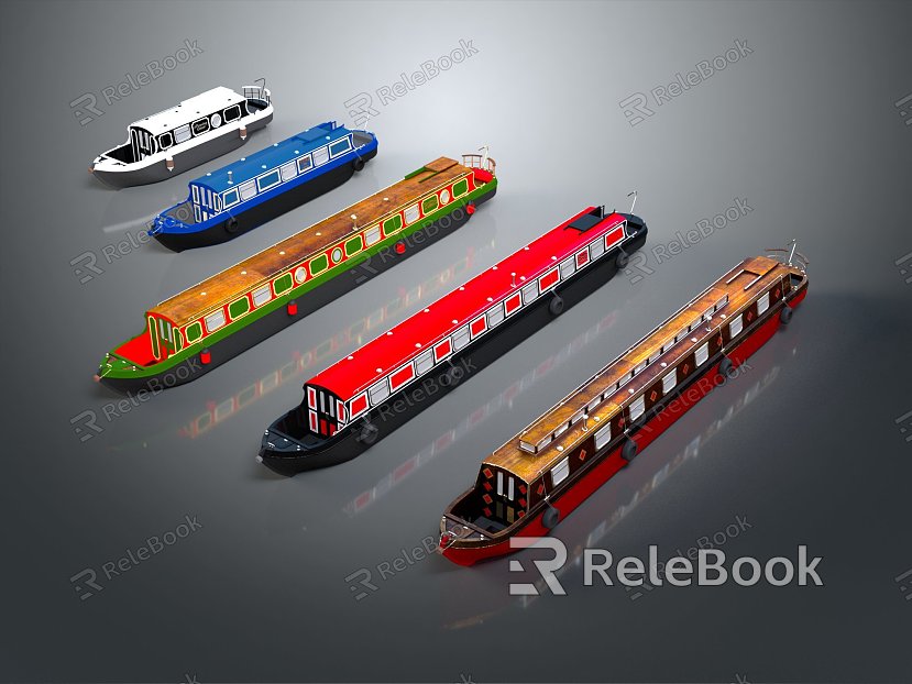 modern cargo ship canal ship large cargo ship small cargo ship model