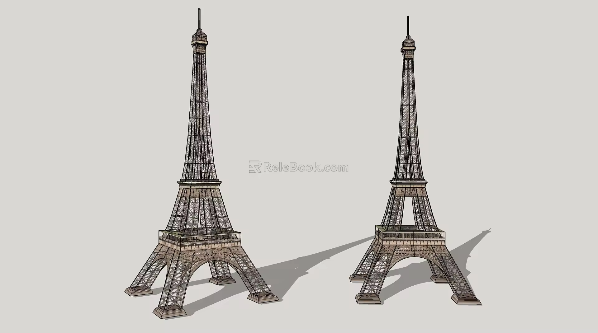 Eiffel Tower Modern Tower 3d model