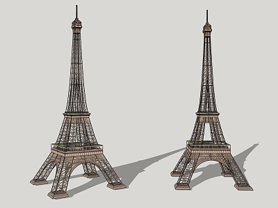 Eiffel Tower Modern Tower model