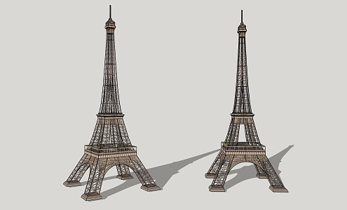 Eiffel Tower Modern Tower 3d model