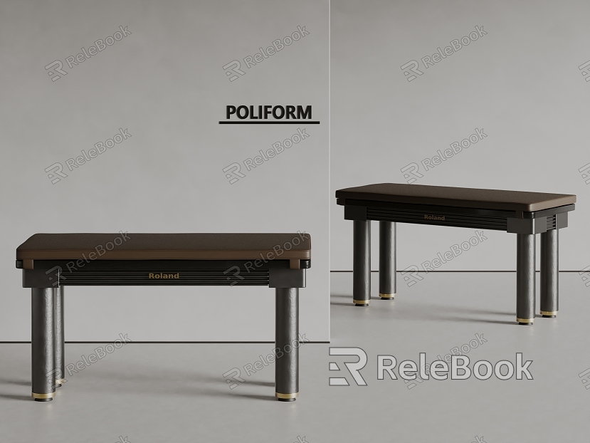 poliform modern sofa stool leather stool model