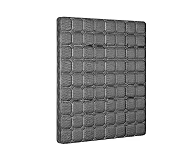 Black Square Pattern Memory Foam Mattress Pad For Comfortable Sleep Support 3d model