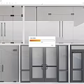 Modern Casement Windows With Aluminum Frame And Tempered Glass For Residential Buildings