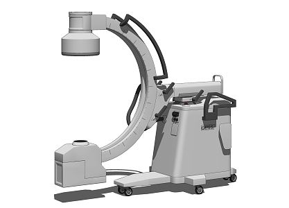 modern light model arm light machine medical equipment 3d model