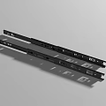 Black Metal Drawer Slides For Smooth Furniture Drawer Operation And Durability