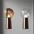 Table Lamp Metal Floor Table Lamp Glass Ball Lampshade Table Lamp Art Glass Table Lamp Spherical Floor Lamp 3d model
