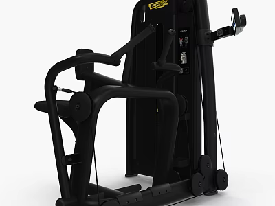Black Multi Functional Fitness Equipment Strength Training Machine With Ergonomic Design 3d model