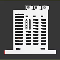Watlow Industrial Control Panel Digital Screen Showing Real Time Temperature Pressure Flow Data