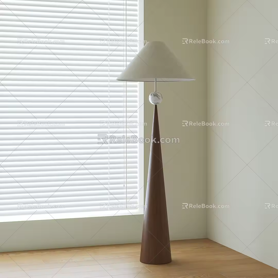 Modern Middle Ancient Floor Lamp 3d model