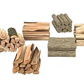 wood firewood firewood pile 3d model