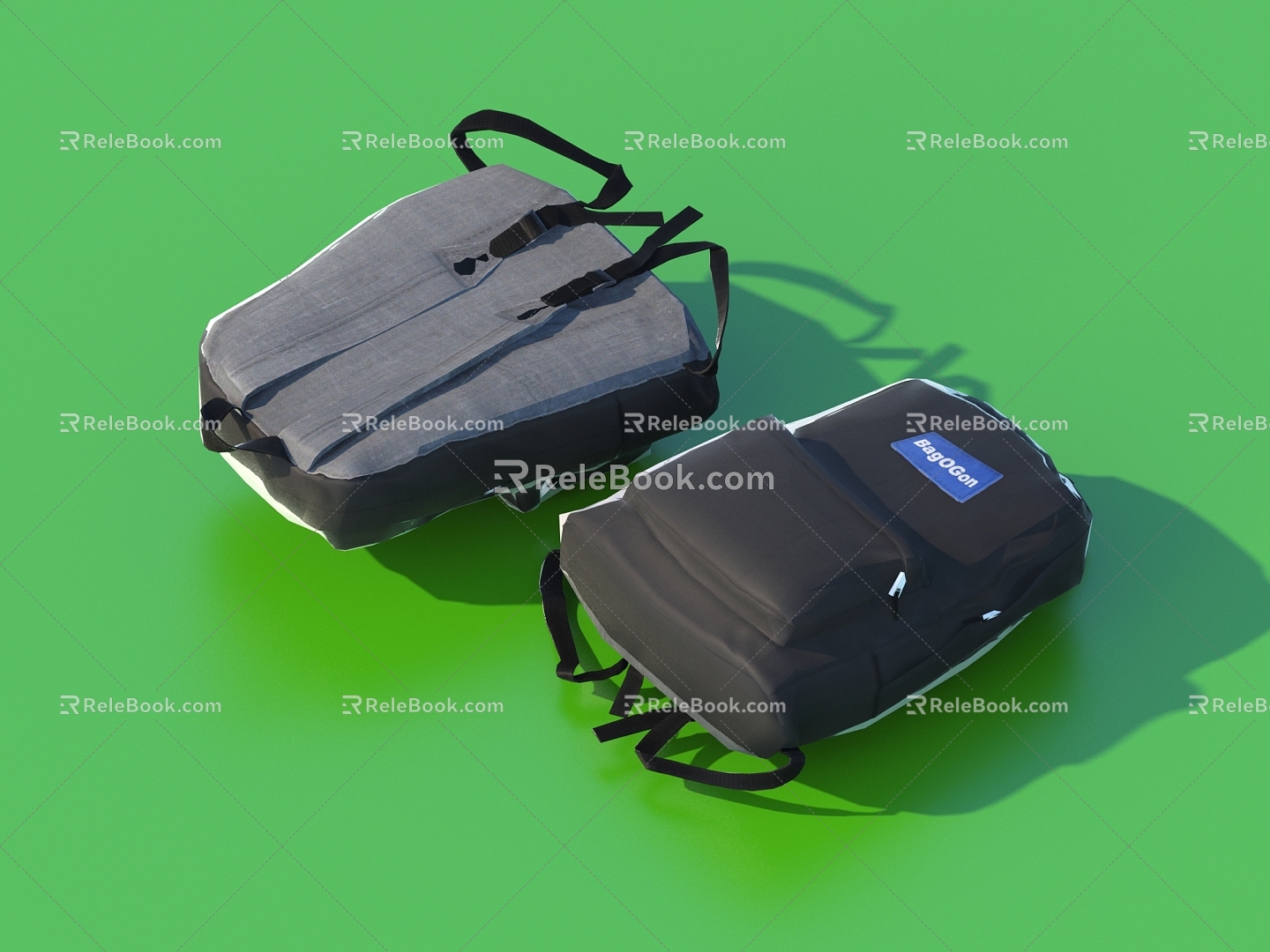 School Bag Backpack Luggage Bag Travel Bag Backpack 3d model