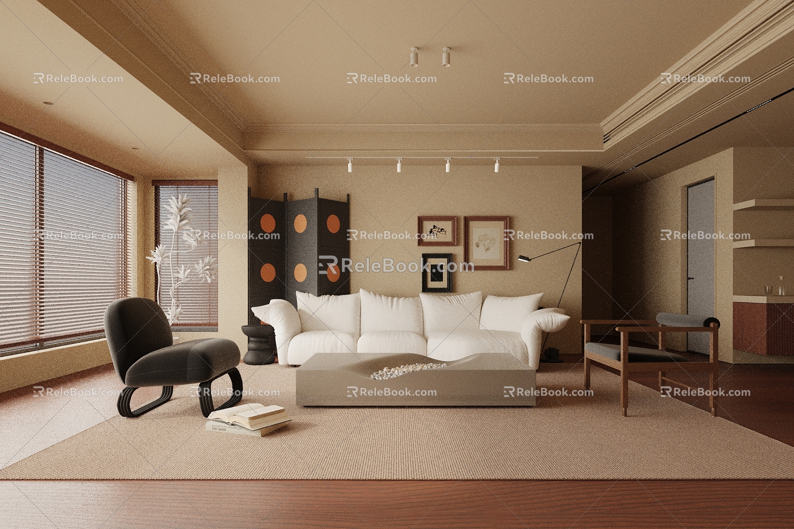 The Silent Living Room 3d model