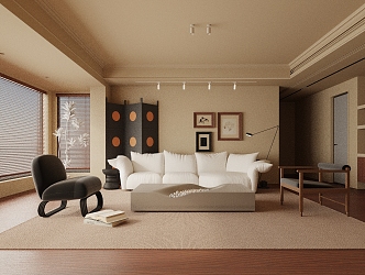 The Silent Living Room 3d model