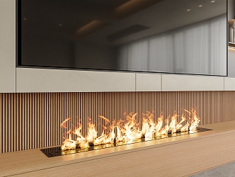 Modern Fireplace Decorative Fireplace 3d model