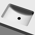 Basin modern basin under-counter basin wash table 3d model