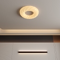 modern ceiling lamp cream ceiling lamp spiral 3d model