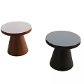 Modern side table corner table round side table stool 3d model