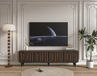 Retro TV Cabinet 3d model
